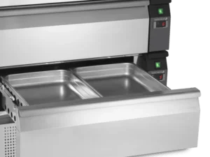 UD2-2 Rustfrit Stål Uni-Drawer med 179L Kapacitet og 240kg Belastning - Billede 3