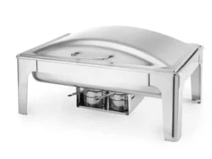 Chafing dish i satin finish, 9 l, med aftageligt låg - Billede 6