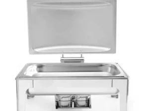 Chafing dish i satin finish, 9 l, med aftageligt låg