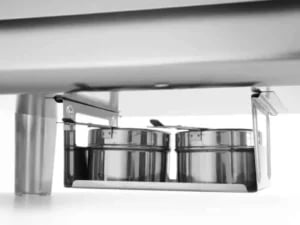 Chafing dish i satin finish, 9 l, med aftageligt låg - Billede 5
