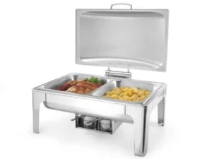 Chafing dish i satin finish, 9 l, med aftageligt låg - Billede 2