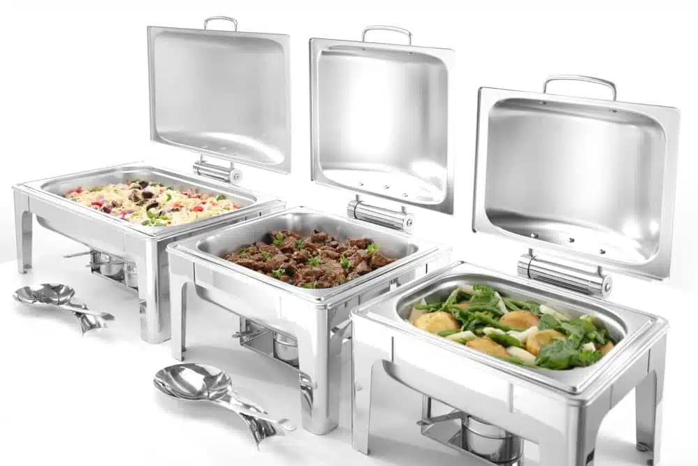 Chafing dish i satin finish, 9 l, med aftageligt låg - Billede 7