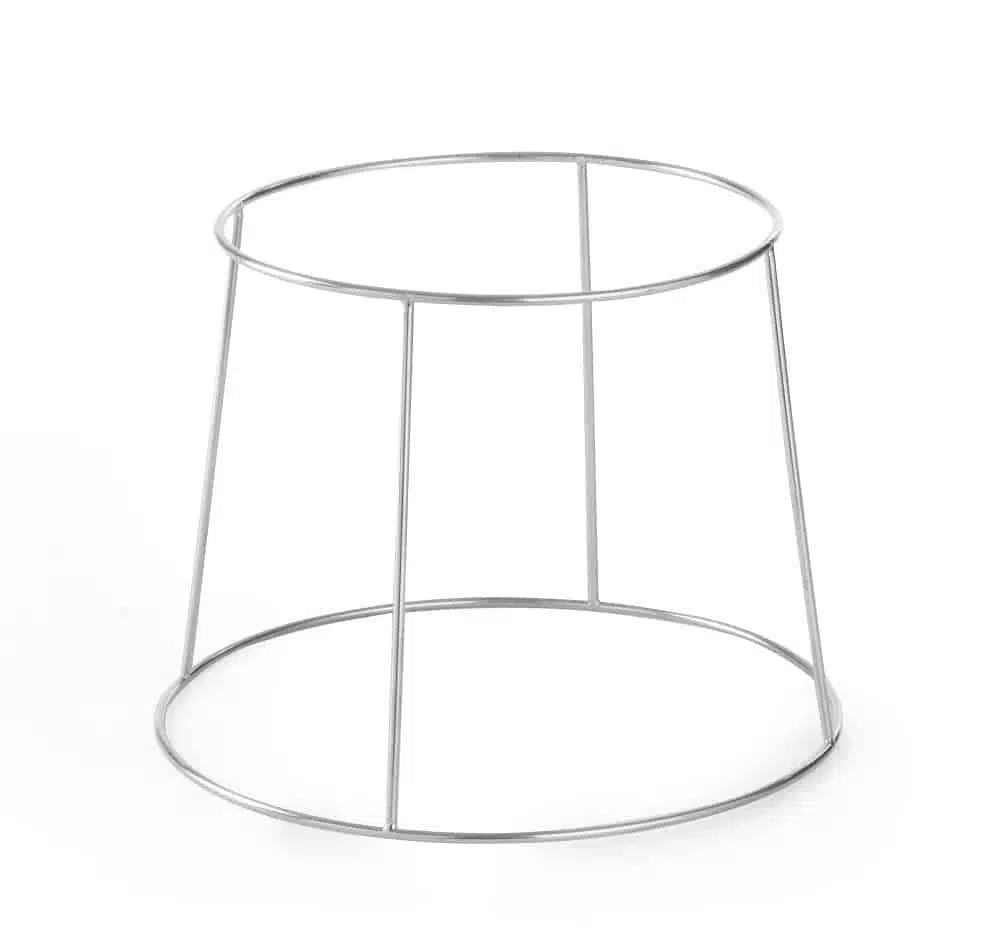 Skaldyrsserveringsstativ, kun stativ, ø250x(h)190mm, 2 bakker ø 300/400 mm