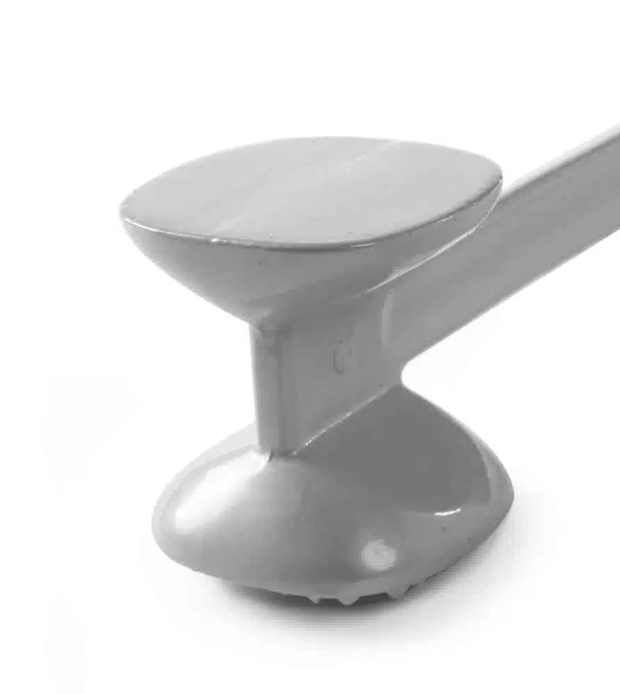 Kødmørnerhammer, Hendi, (L)260mm. Fast greb. Pigget overflade til svine- og oksekød. Glatt overflade til fisk og fjerkræ. - Billede 2