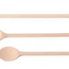 Træskeer - sæt med 3, forskellige størrelser, 3 stk., (L)475mm