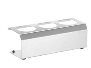 Sauceholder med 3 åbninger, ø57 mm, 229x90x78mm - kvalitetsfinish