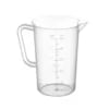 Målebæger i polypropylen, 0,5L, ø90x(H)140mm, med graduering, 1 stk.