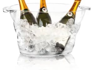 Festtønde, bar op, 470x290x(h)230mm - passer til de fleste vinflasker - Billede 2