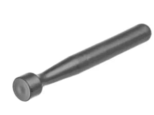 Muddler, Bar op, profileret, gitter, Sort, o34x207mm - Billede 3