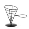 Mat sort chips holder til 3 poser, mål: 210x110x172mm