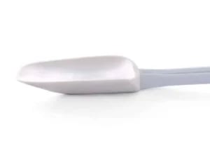Skrabeske i skeform, hvid, 57x254mm, Hendi. ABS håndtag, blad af syntetisk gummi. - Billede 3