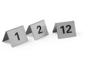 Bordstandere med numre 37-48, sæt af 12 - Billede 3