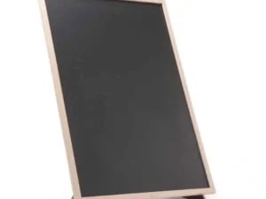 Tavle med stativ og 4 rum, træ, 400x600mm - Billede 2
