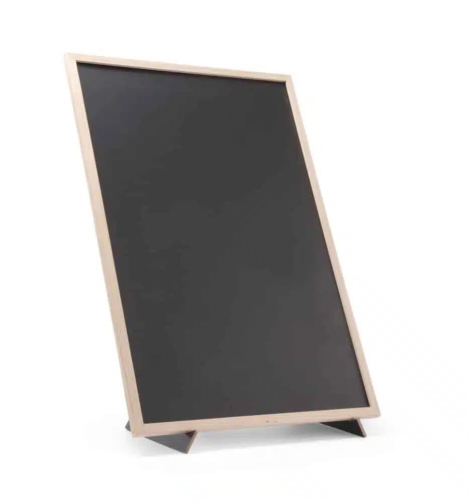 Tavle med stativ og 4 rum, træ, 400x600mm - Billede 2