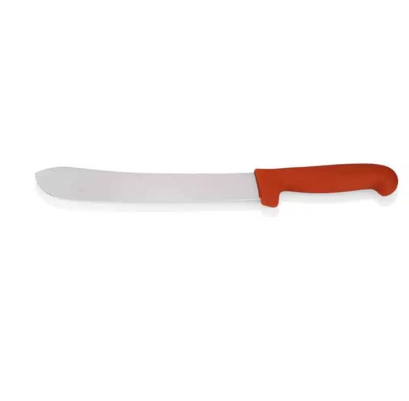 Slagterkniv, HACCP, Rød, Rustfrit stål, 25 cm