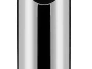 Stående affaldsspand med askebæger, 15 l, rustfrit stål