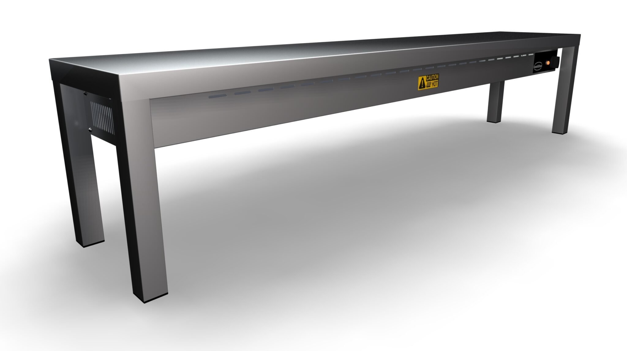 Combisteel - OVERSHELF KERAMISK OPVARMET 1 NIVEAU 1600  4 VARMELEGEMER AF 250W - Billede 2