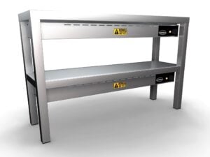 Combisteel - OVERSHELF KERAMISK OPVARMET 2 NIVEAUER 1000  6 VARMELEGEMER AF 250W - Billede 2