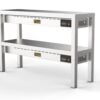 Combisteel - OVERSHELF KERAMISK OPVARMET 2 NIVEAUER 1000  6 VARMELEGEMER AF 250W