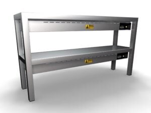 Combisteel - OVERSHELF KERAMISK OPVARMET 2 NIVEAUER 1200 6 VARMELEGEMER AF 250W - Billede 2