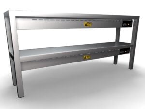 Combisteel - OVERSHELF KERAMISK OPVARMET 2 NIVEAUER 1400 8 VARMELEGEMER À 250W - Billede 2