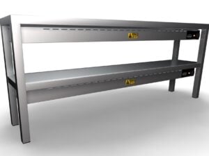 Combisteel - OVERSHELF KERAMISK OPVARMET 2 NIVEAUER 1600 8 VARMELEGEMER AF 250W - Billede 2