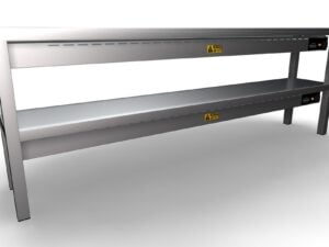 Combisteel - OVERHYLDE KERAMISK OPVARMET 2 NIVEAUER 1800 10 VARMELEGEMER PÅ 250W - Billede 2
