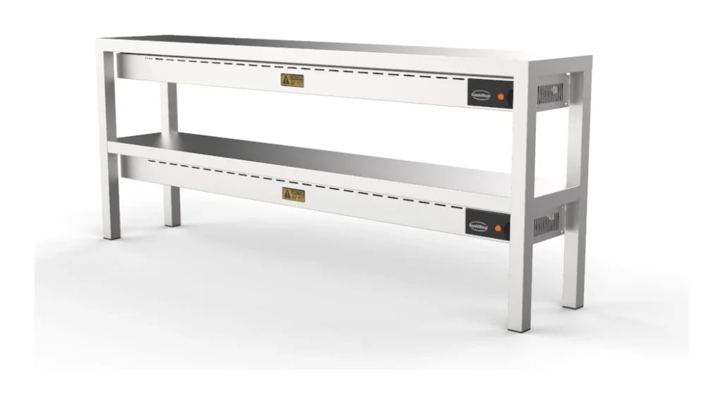 Combisteel - OVERHYLDE KERAMISK OPVARMET 2 NIVEAUER 1800 10 VARMELEGEMER PÅ 250W