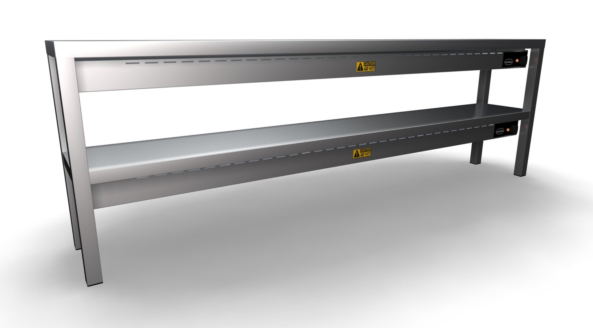 Combisteel - OVERSHELF KERAMISK OPVARMET 2 NIVEAUER 2000 12 VARMELEGEMER PÅ 250W - Billede 2
