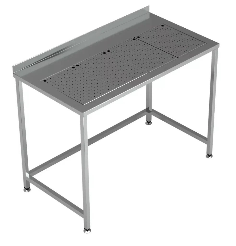Combisteel - ARBEJDSBORD MED INTEGRERET DRÆNBAKKE 1200X650