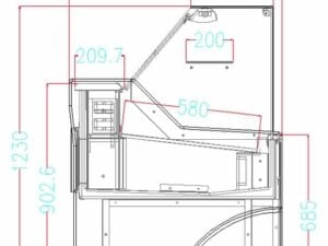Combisteel - KOLD DISPLAY WESLEY 1.3 - Billede 4
