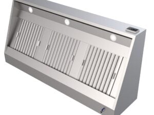 Combisteel - 700 VÆGMONTERET EMHÆTTE KOMPLET 1200 - Billede 2