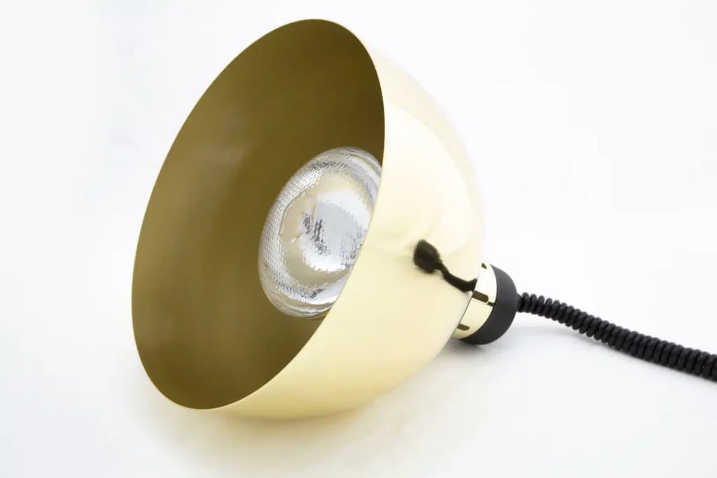 Combisteel - CS TELESKOPISK VARMELAMPE KOKKEVARME-04 GULD - Billede 3