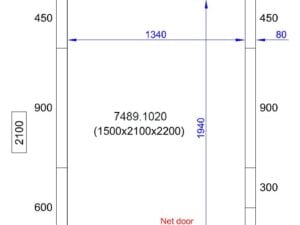 Combisteel - KØLE- OG FRYSEKAMMER 1500X2100X2200 - Billede 2