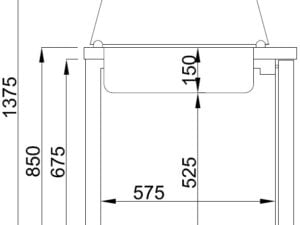 Combisteel - SALADETTE 2 DØRE 3x 1/1GN BEHOLDER - Billede 2