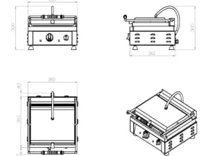 Combisteel - KONTAKTGRILL - Billede 2