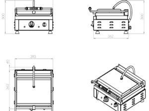 Combisteel - KONTAKTGRILL - Billede 2