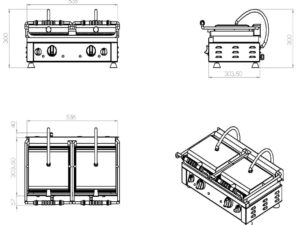 Combisteel - KONTAKTGRILL - Billede 2