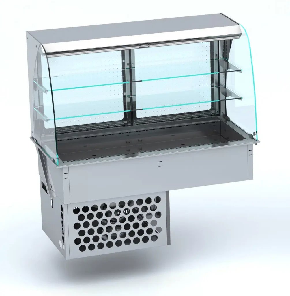 Combisteel - INDBYGGET BUET KØLEDISPLAY - RULLE-OP 5/1