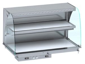 Combisteel - DROP-IN BUET OPVARMET KERAMISK DISPLAYVÆGMODEL - HVID 4/1