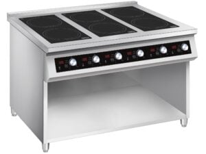 Combisteel - INDUKTIONSKOMFUR MED 6 KOGEZONER KUN EGNET TIL INDUKTIONSGRYDER - Billede 2