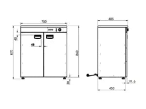 Combisteel - PLADERVARMER 2 DØRE - Billede 4