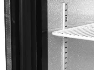 DB126H Professionelt Backbar Køleskab, 125L Kapacitet, Sort Finish - Billede 4
