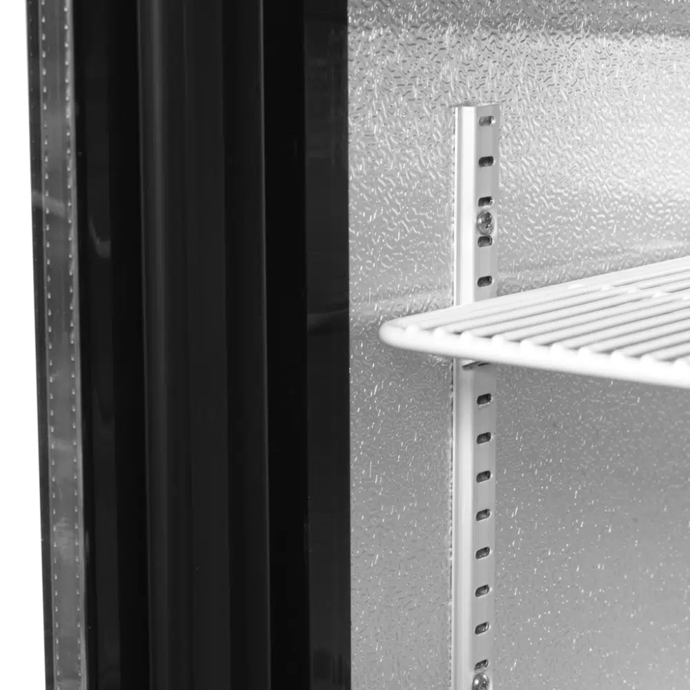DB126H Professionelt Backbar Køleskab, 125L Kapacitet, Sort Finish - Billede 4