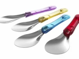 Lilla isske i rustfrit stål, 260mm - perfekt til caféer og hjemmet - Billede 2