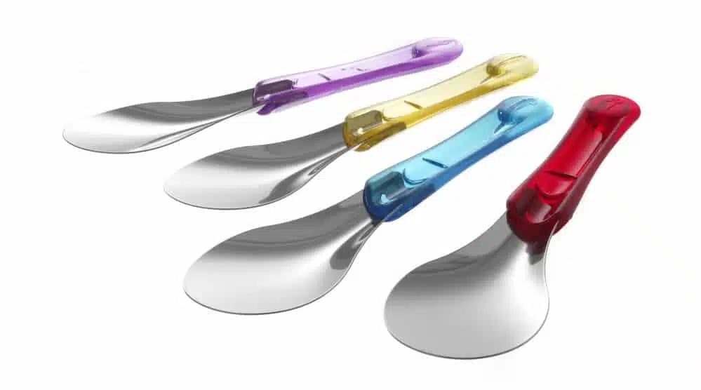 Lilla isske i rustfrit stål, 260mm - perfekt til caféer og hjemmet - Billede 2