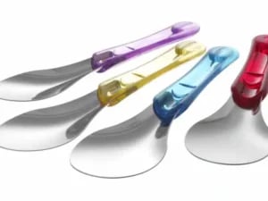 Lilla isske i rustfrit stål, 260mm - perfekt til caféer og hjemmet - Billede 3