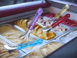 Lilla isske i rustfrit stål, 260mm - perfekt til caféer og hjemmet - Billede 4