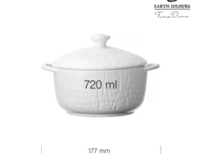 Crust håndtag terrin med låg, 140mm - Billede 2