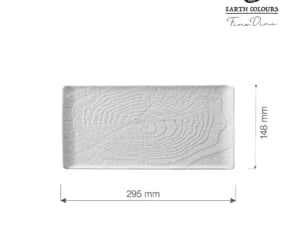 Nordisk - firkantet tallerken 295x148mm - Billede 2